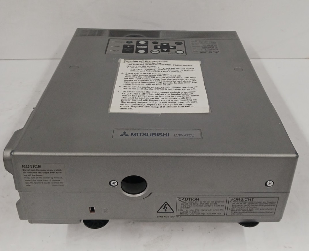 Mitsubishi LVP-X70UX LCD Projector Tested and Working