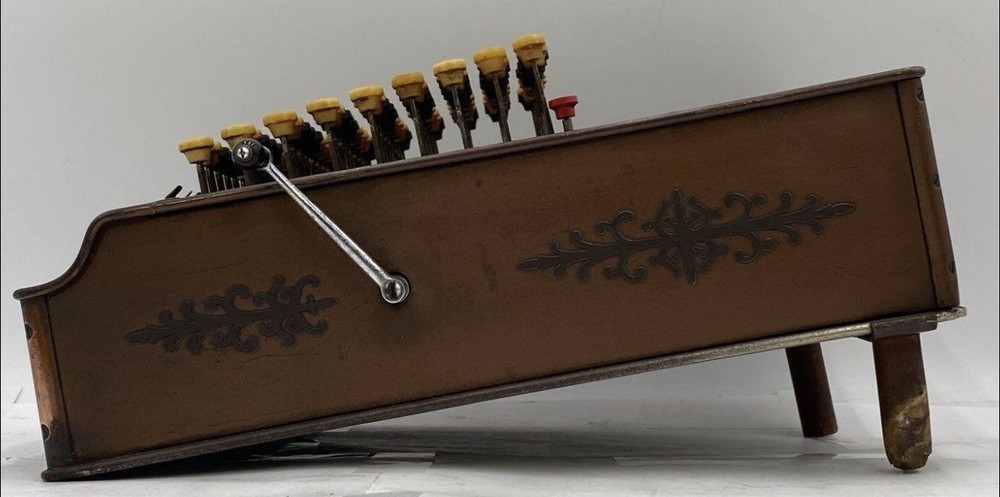 Felt & Tarrant 1920’s Comptometer Model J Working Adding Machine w/ Cover Manual