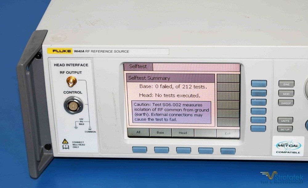 Fluke 9640A RF Reference Source 4 GHz RF Calibrator
