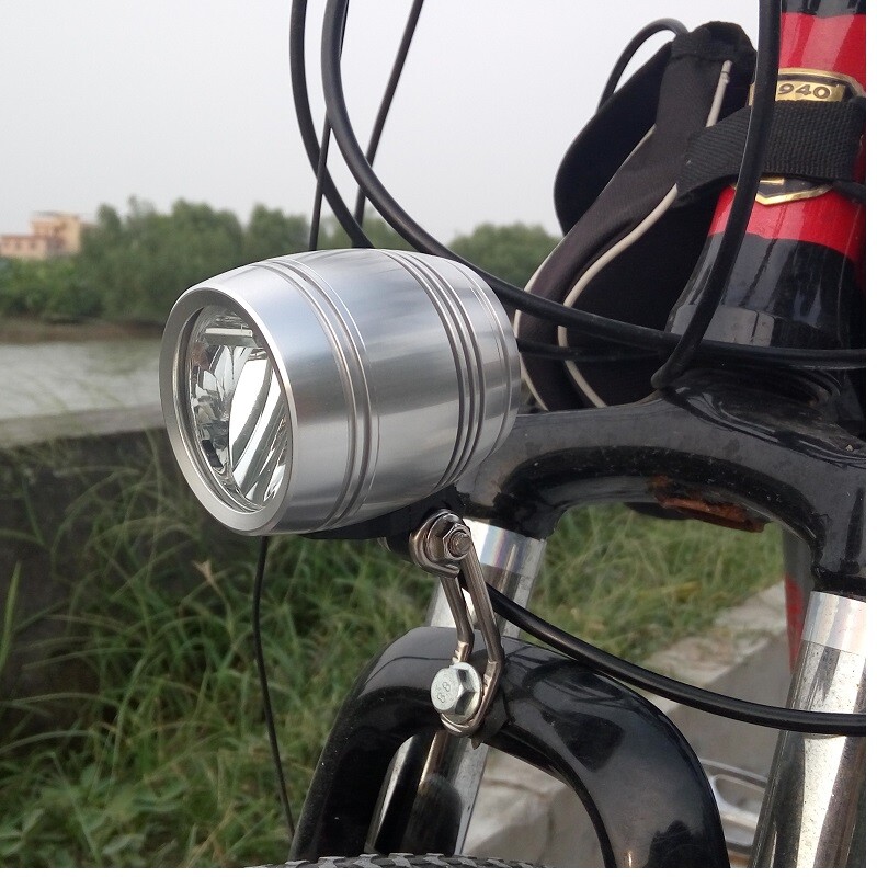 FOXEYE StVZO LED Bicycle Front Head light 40LUX for HUB dynamo rear light set