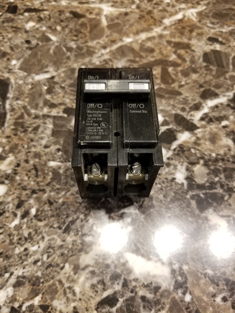 40 AMP 2 Pole Double Pole Westinghouse Type BR BR-240