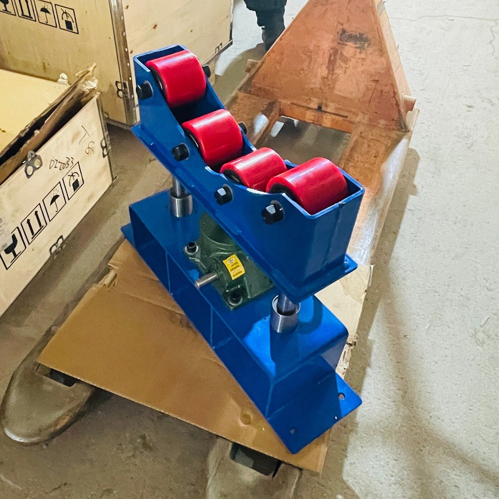 Two sets Manual Welding Roller Bracket 1100lb Rolling Support Frame for Welding