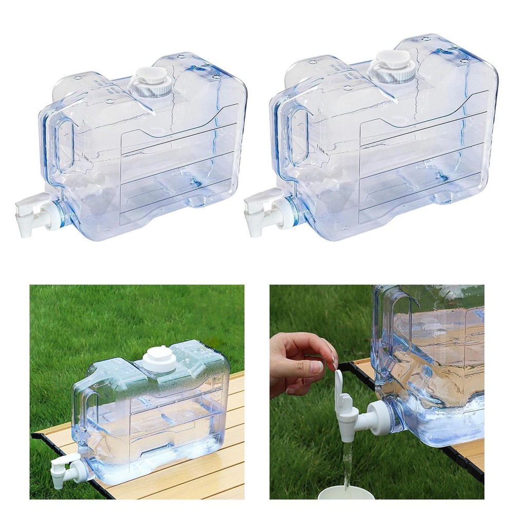 Camping Water Container Storage Jug Leakproof Large Capacity Easy Clean