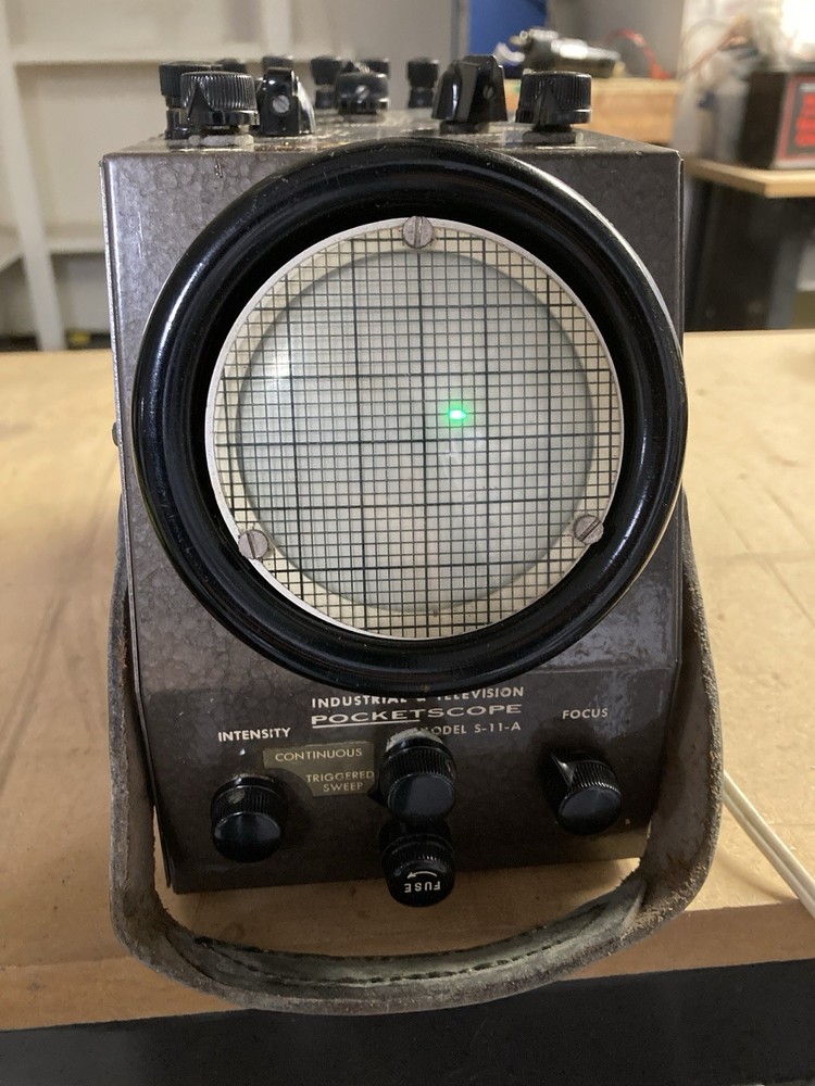 Waterman PocketScope S-11-A Oscilloscope (Untested) With Case