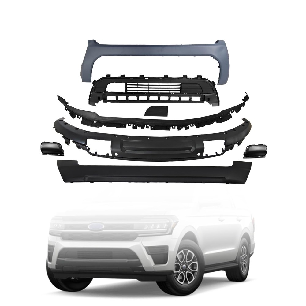 Front Bumper Cover kit for 2022-2024 Expedition XLT with Sensor Holes