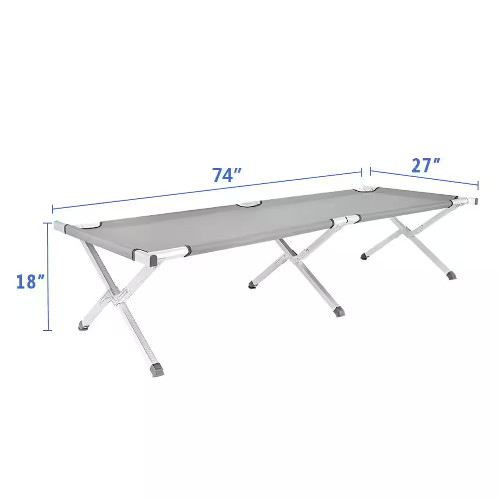 74 In. Portable Folding Camping Cot