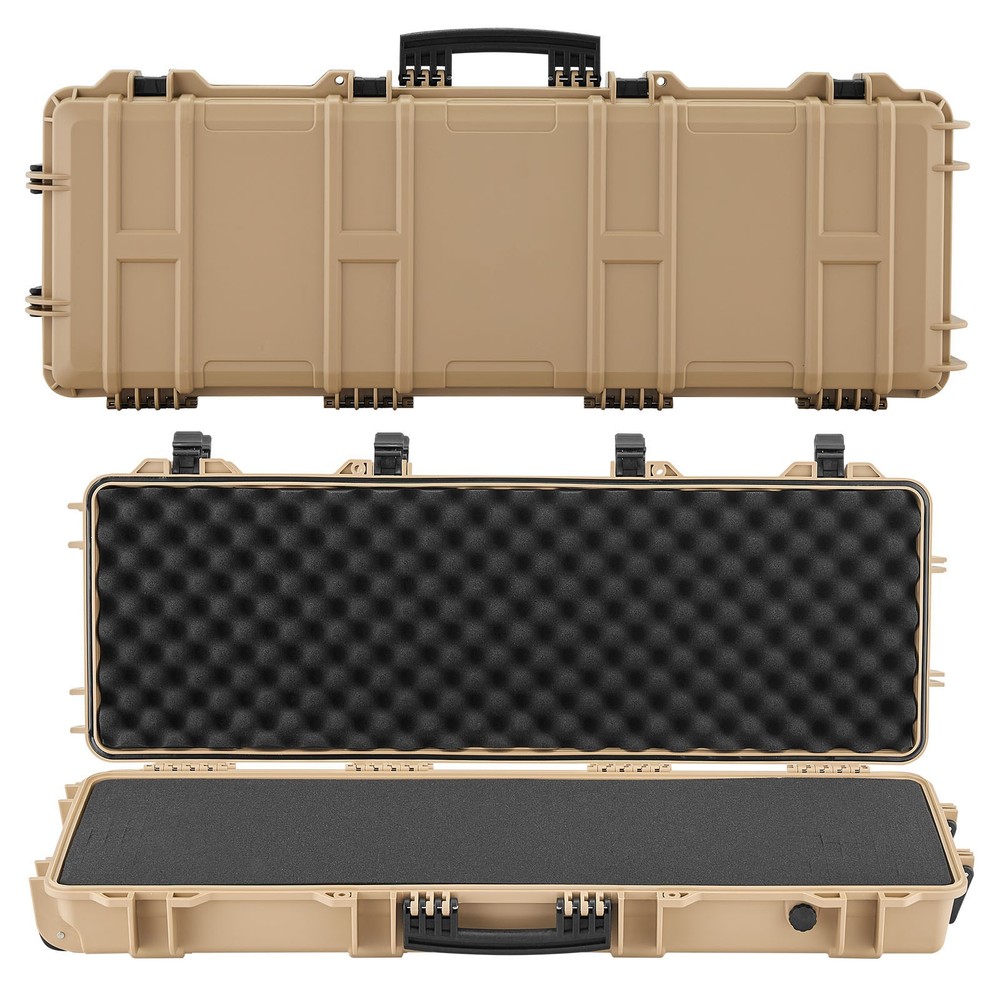 Uimoso Durable Rifle Case with Waterproof Design and Customizable Foam Inserts