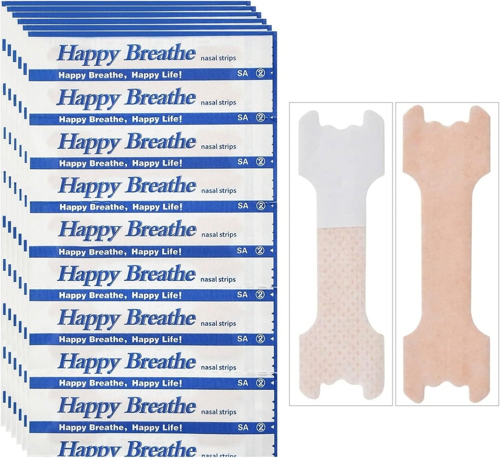 Universal-Fit 60 Count Nasal Strips: Soft, Lightweight Solution for Better Sleep