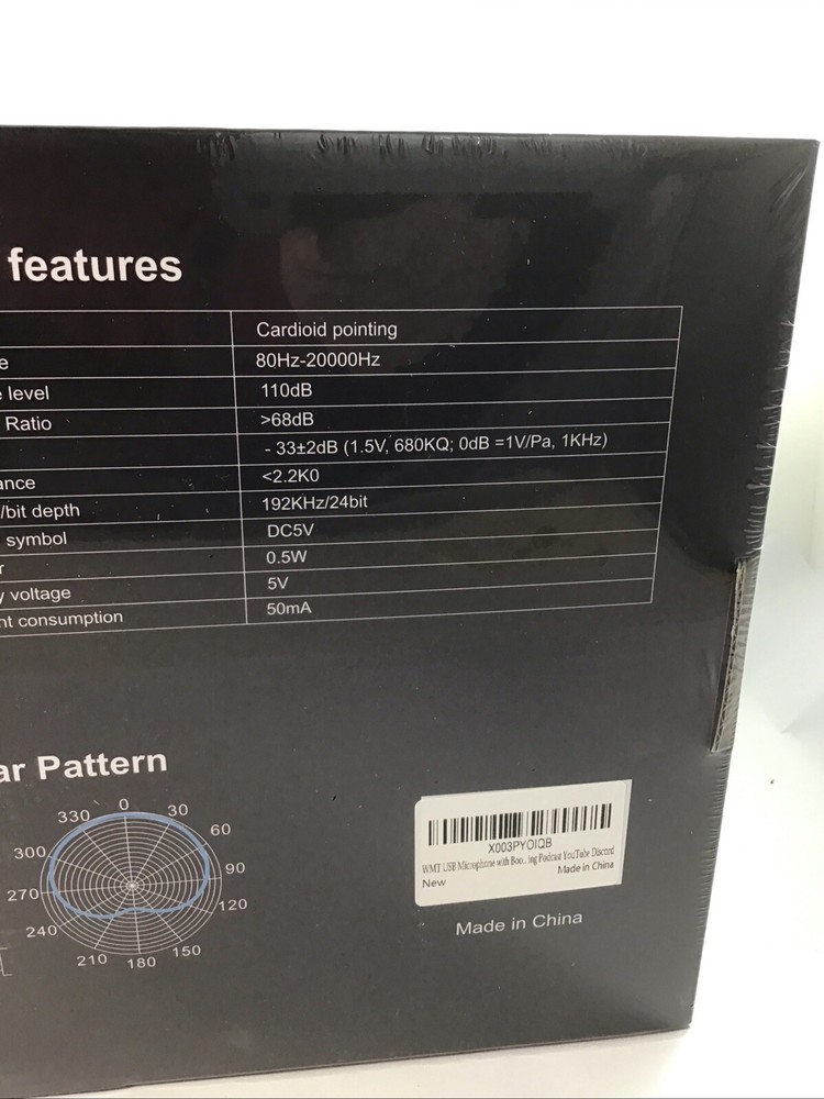 RGB Condenser Microphone New/Sealed