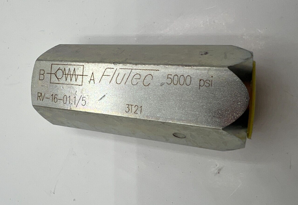 Direct Acting SAE Hydraulic Inline Check Valve 5000psi
