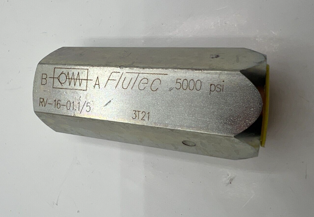 Direct Acting SAE Hydraulic Inline Check Valve 5000psi