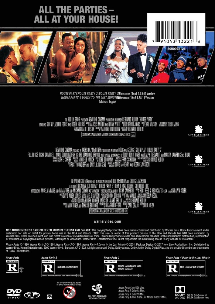 House Party Collection DVD NEW
