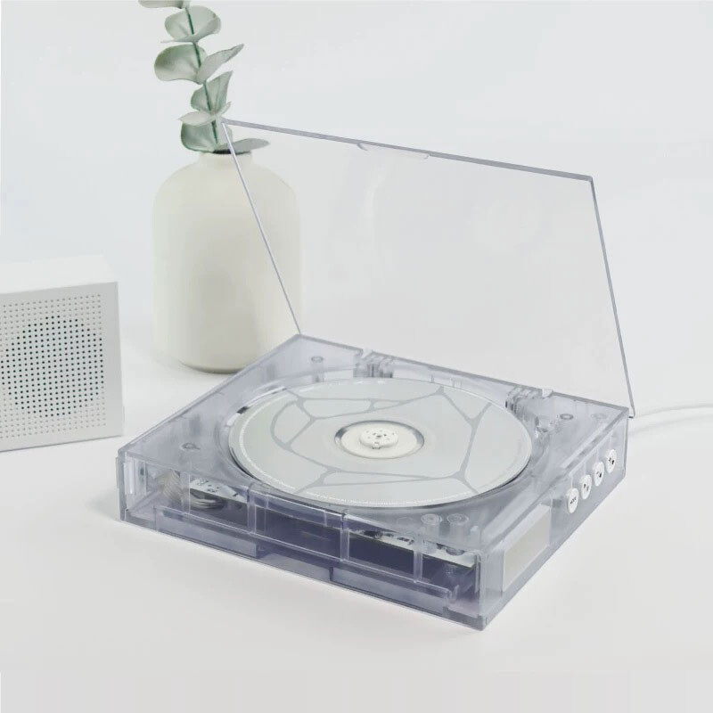 TINYL SPLIT 3-IN-1 HiFi Magnetic Retro Split CD Player 5W Bluetooth Speaker tp1
