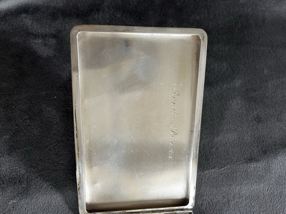 Antique Danish Silver 830. Cigarette Case