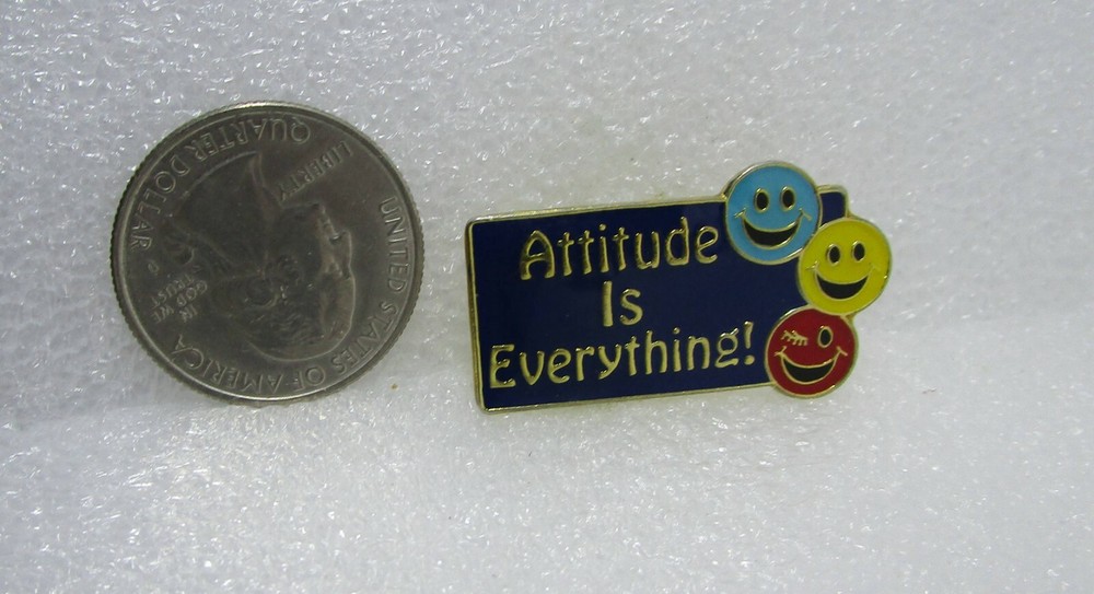 Attitude Is Everything Pin