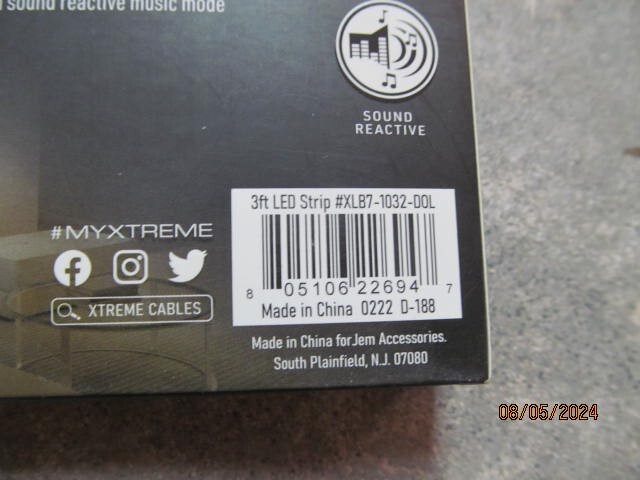 (2) XtremeTech 3FT Multicolor Led Strips With Remote 16 color modes Free ship