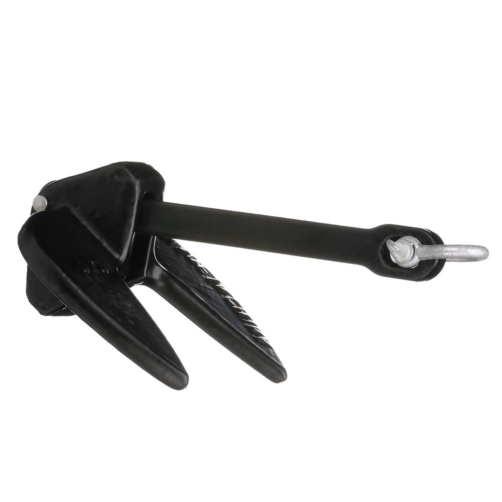 Navy Anchor Vinyl Coated Cast Iron Black 10 Lbs.
