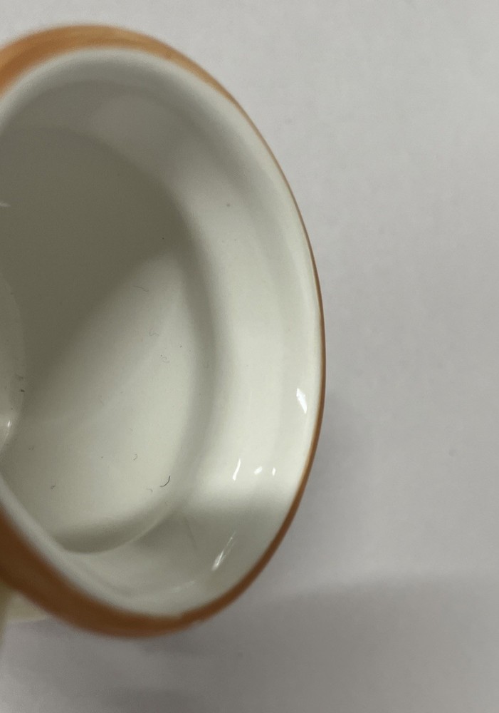 Houston Harvest Ceramic Tea Cup With Spoon For Handle 2.25" Tall