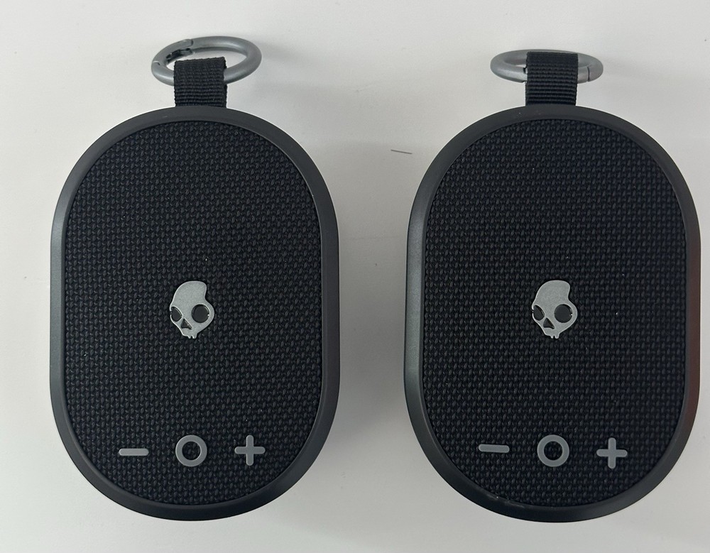 Skullcandy Kilo Wireless Waterproof Bluetooth Speaker with Case Bundle, 2-pack