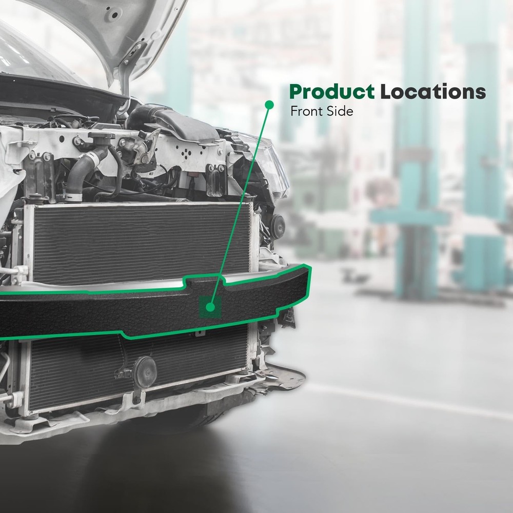 Front Bumper Absorber for Outlander 2007-2009 White