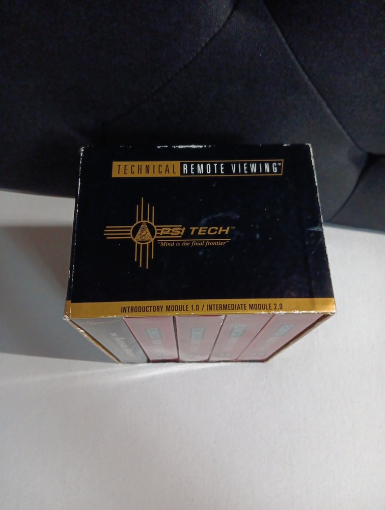 PSI Tech Technical Remote Viewing 4 VHS Tapes Lecture Modules 2.0 2001-2004 Box