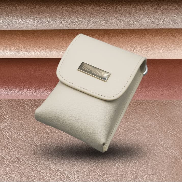 GOLFBUDDY Atom Golf Laser Rangefinder, Sleeker Compact Design, White