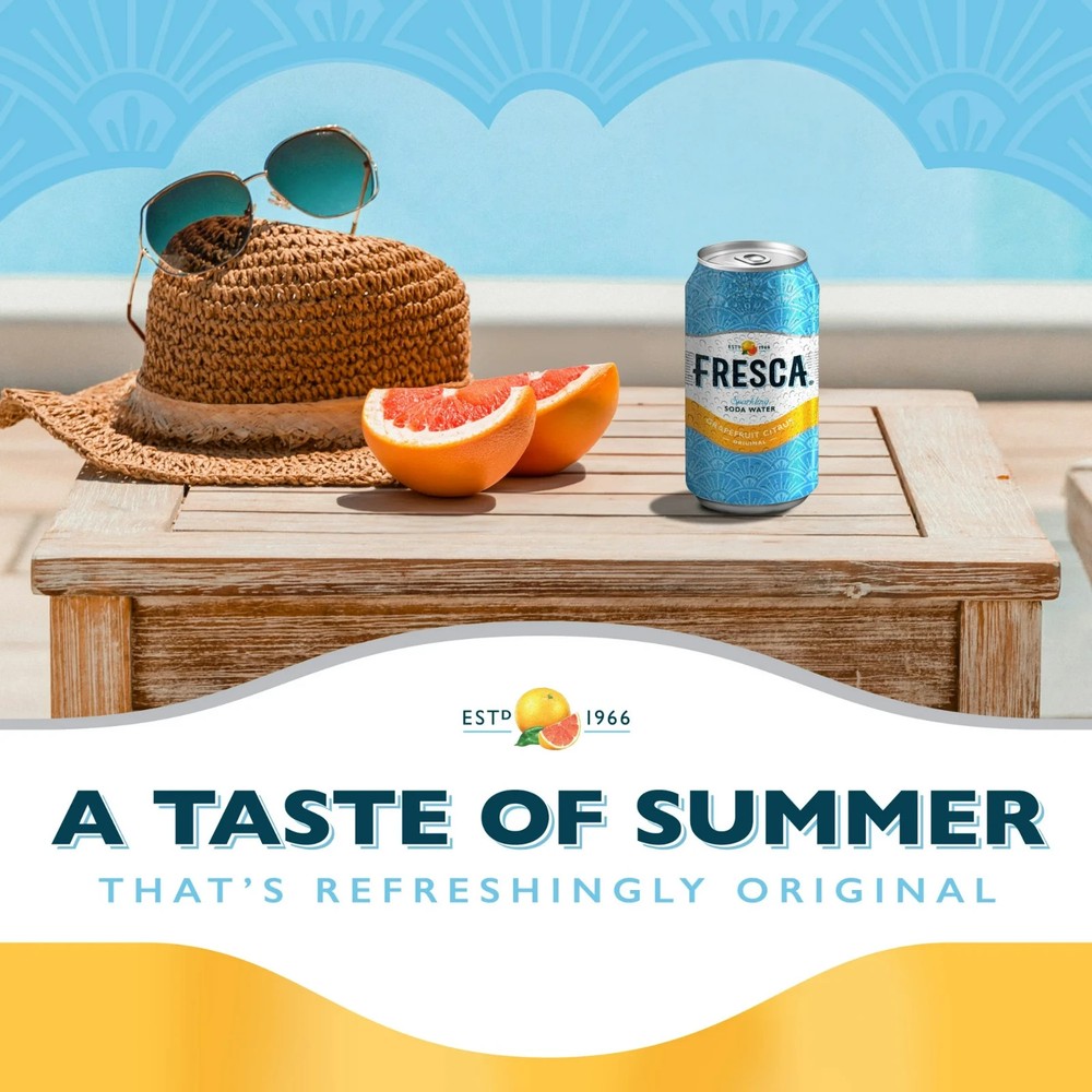 Fresca grapefruit citrus Soda Pop, 12 fl oz, 12 Pack Cans.....
