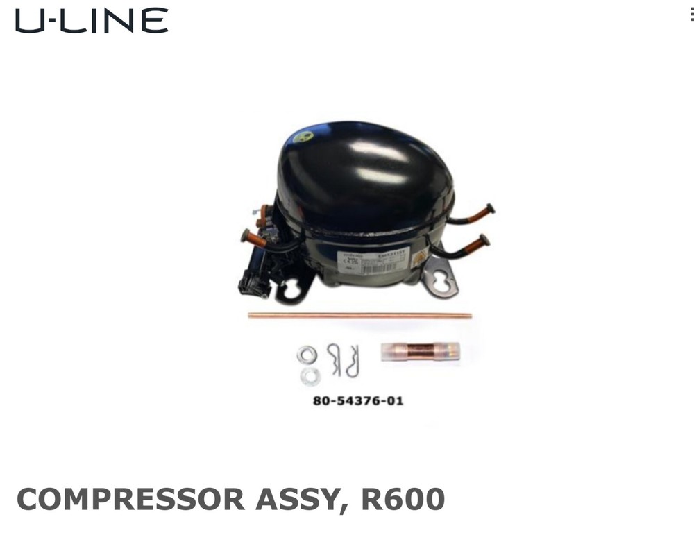 80-54376-01  U-Line R600 Compressor