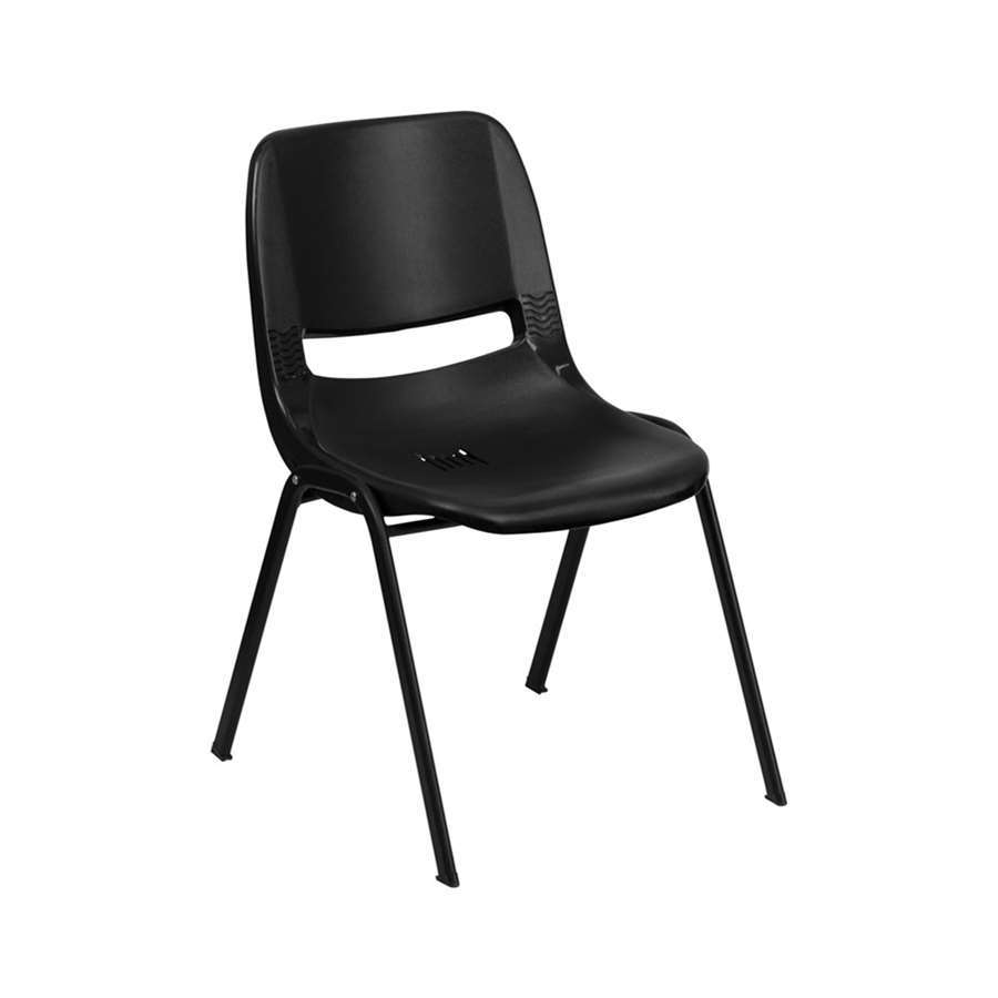 Flash Furniture  Stacking Chairs - RUT-EO1-BK-GG