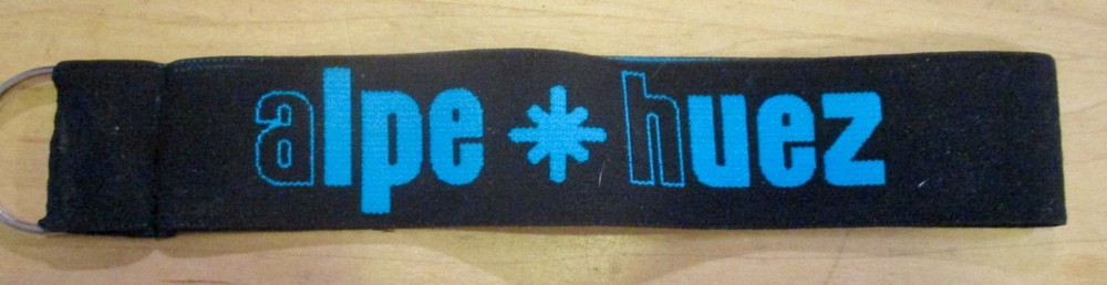 *OFFICIAL* ALPE D'HUEZ Polyester Ski Strap + Keychain