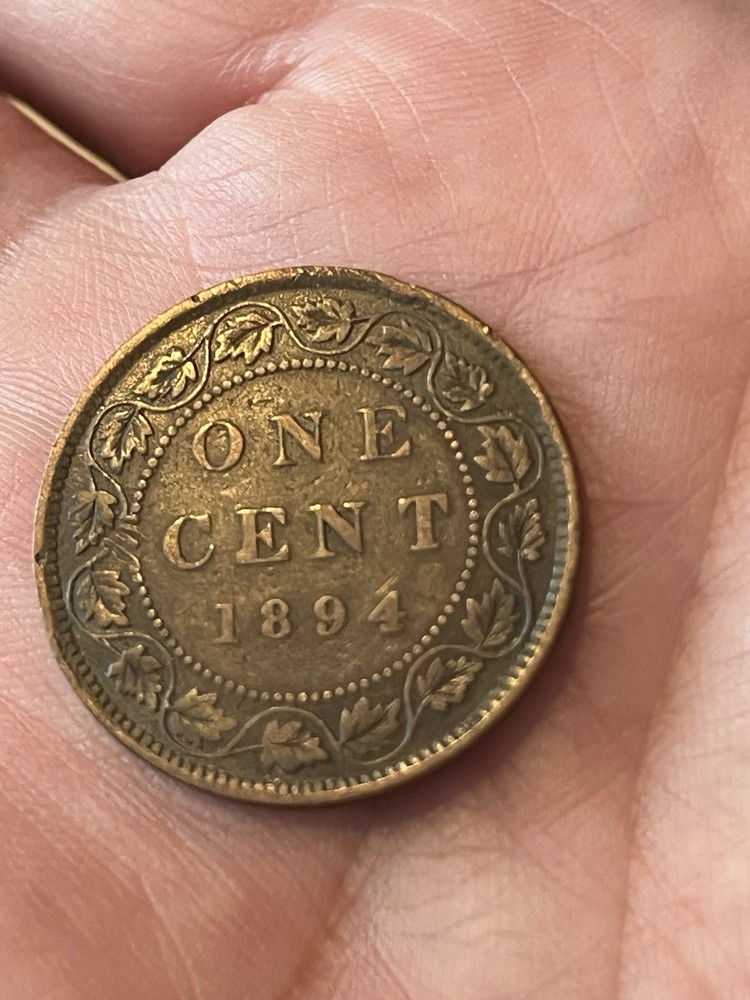 1894 Canada Large Cent Thick 4