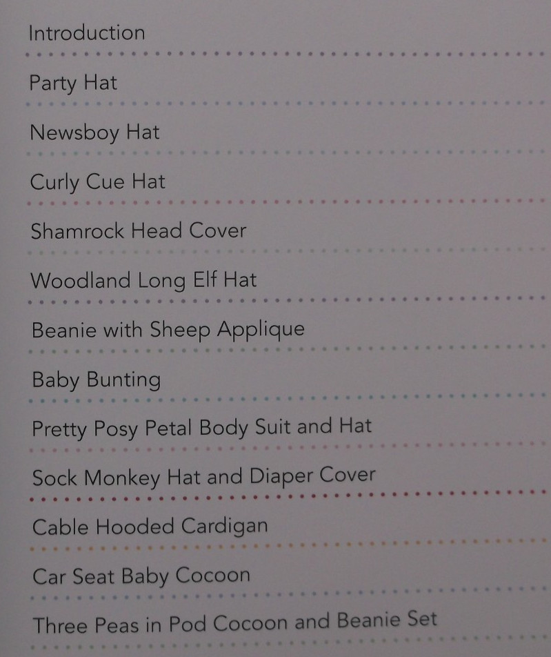 BABY CROCHET pattern book 20 designs NB - 24M 2012 Sandy Powers