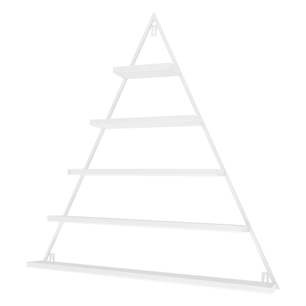 10Pcs Wall-mounted Nail Polish Triangular Nail Polish Racks 5-tier Display Racks