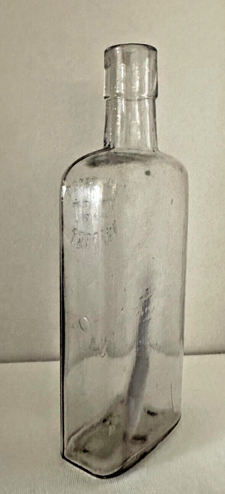Antique half pint bottle - Honest Registered Half-Pint