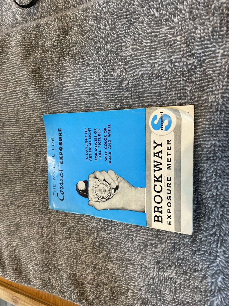 Brockway exposure meter model s