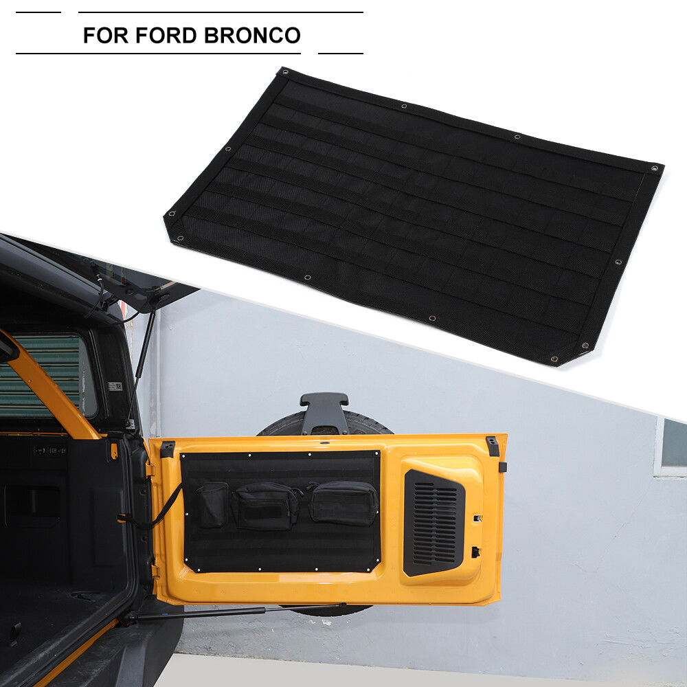 Tailgate Molle Panel Trunk Organizer Tool Holder Storage bag for Ford Bronco 21+