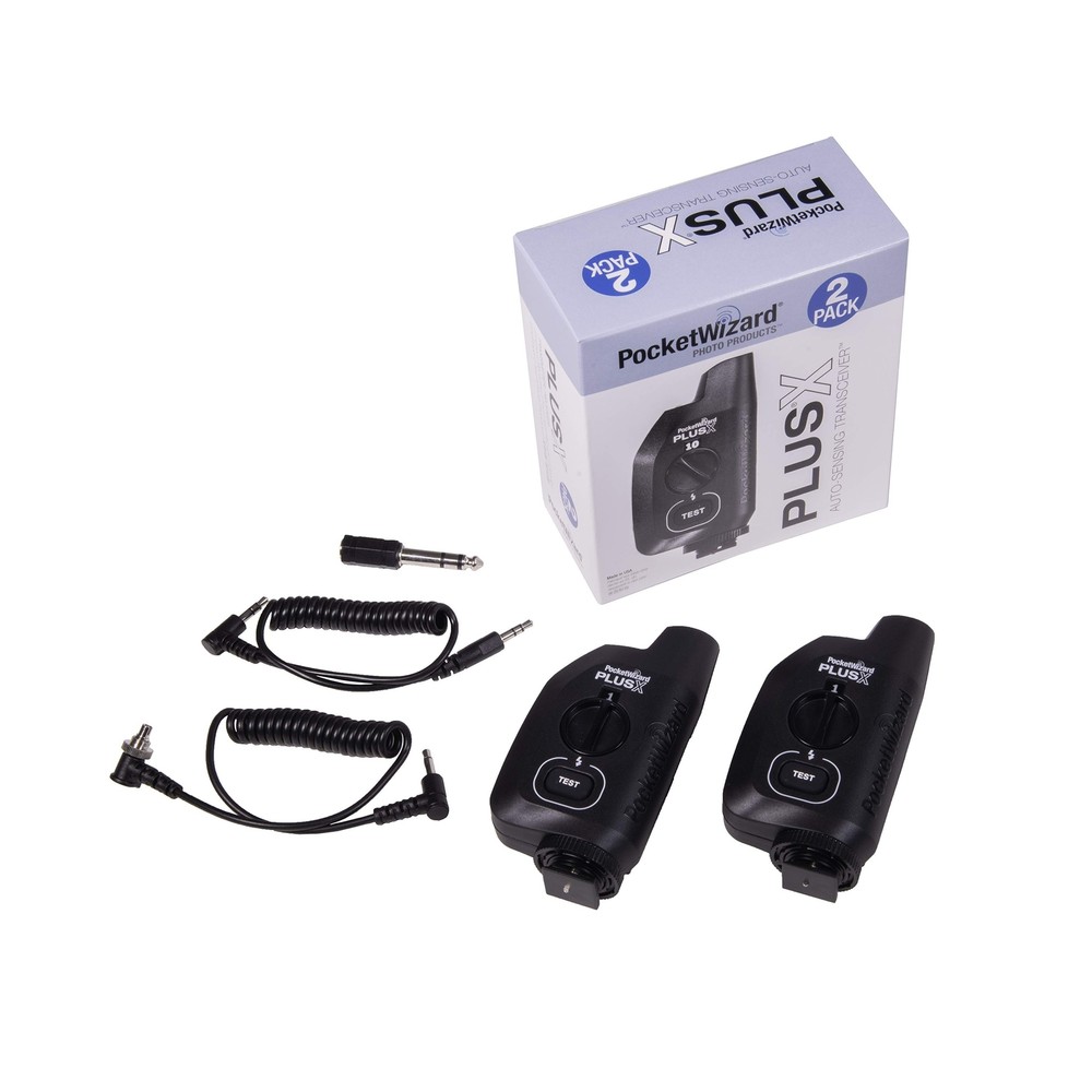 PocketWizard PlusX Transceiver (Black) (Pack of 2) 2 pack
