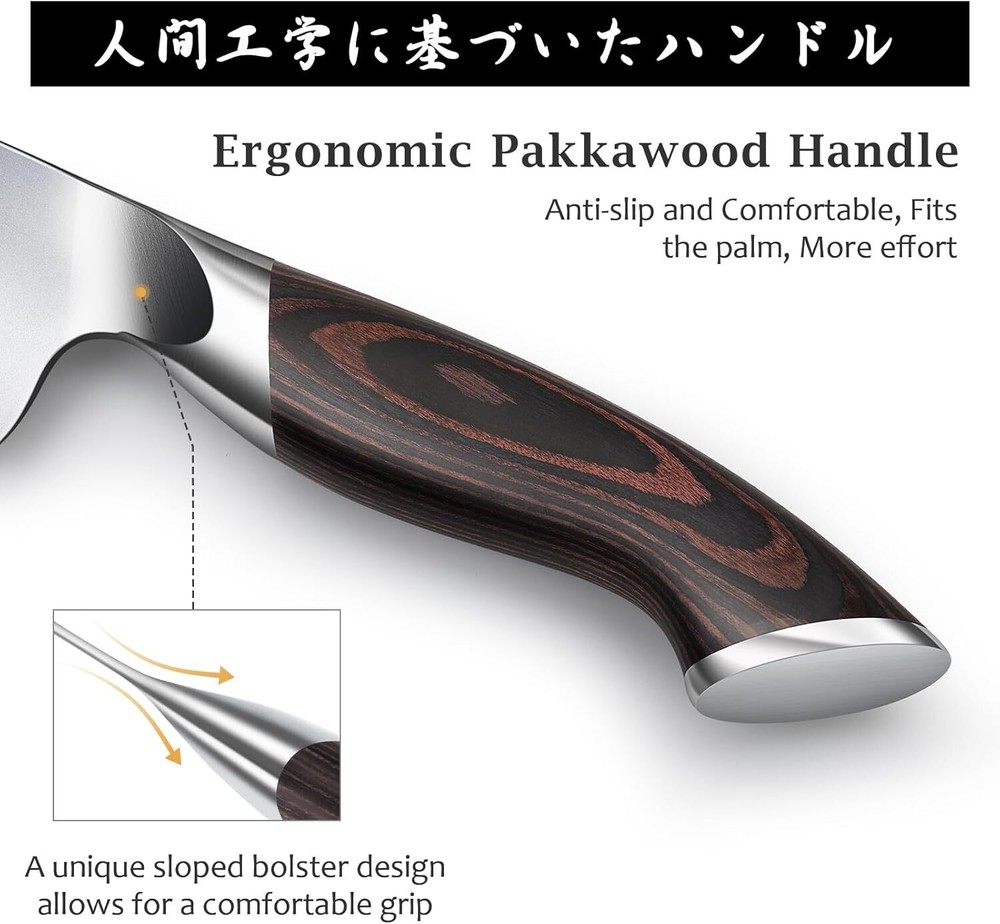 7-Inch, Multi-Purpose Meat and Vegetable Sharp Kitchen Knife