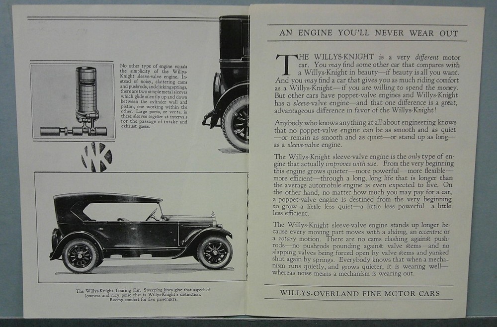 1925 Willys-Knight Sales Folder