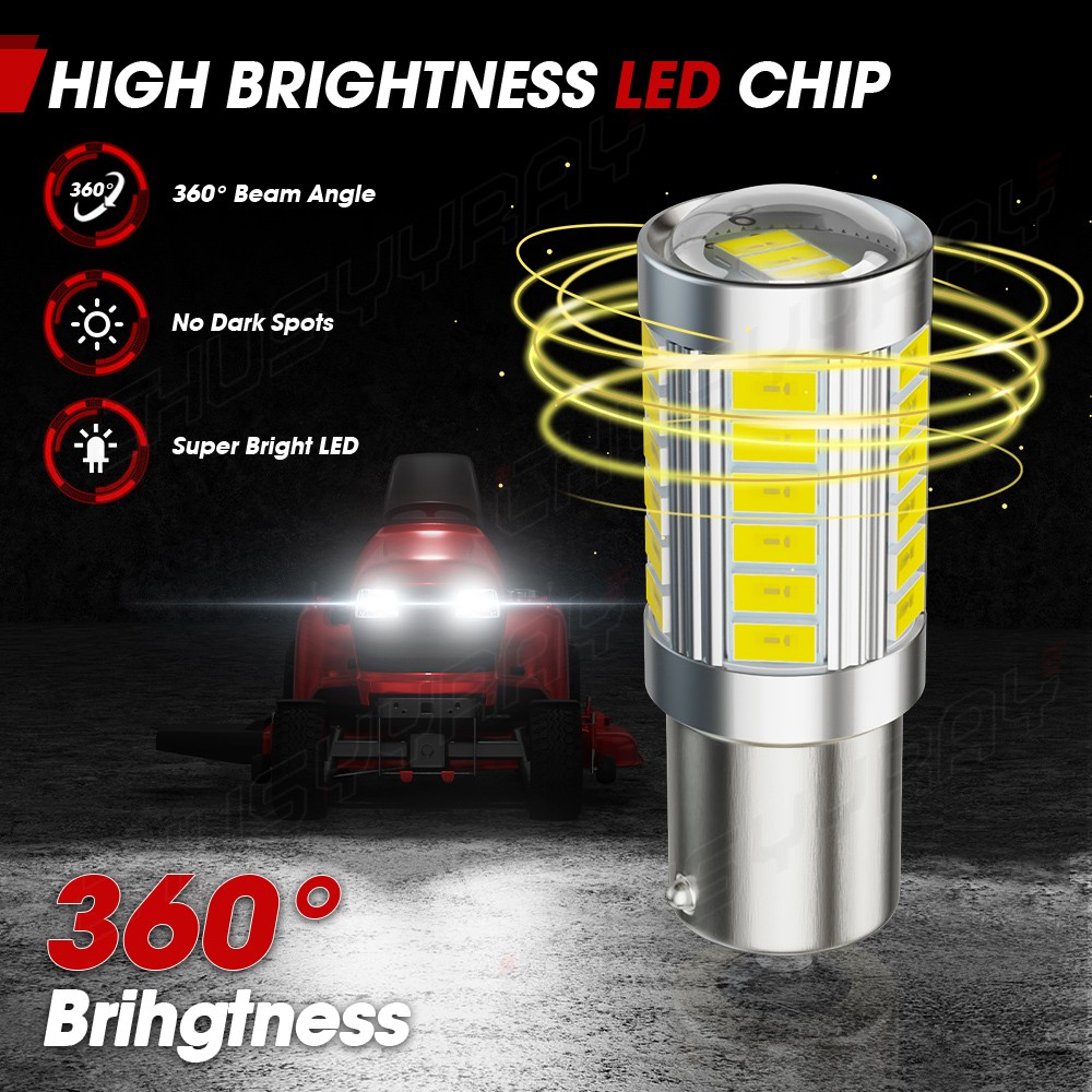 3 Bright LED For Gravely 400, 800, 8000 Head light bulbs headlight tractor mower