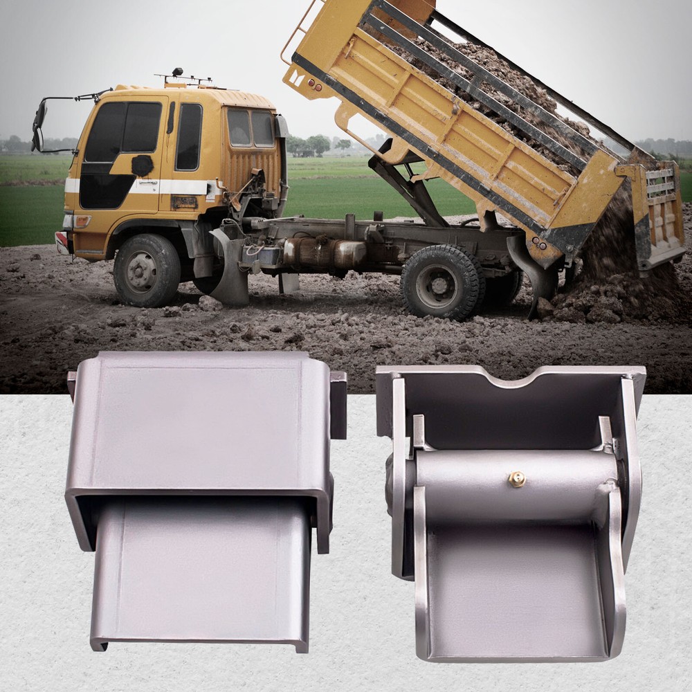 2pc Dump Truck Trailer Dump Body Hinge Heavy Duty Greasable Weld On Solid Steel