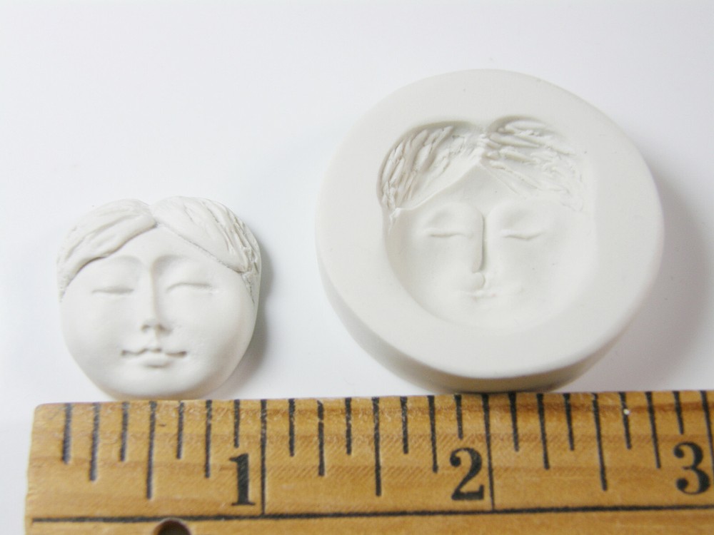 Face Polymer Clay Mold (MD1520)