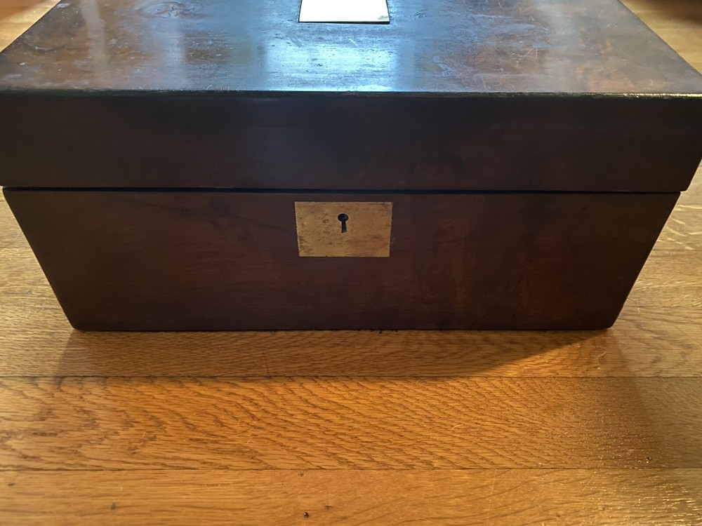 Antique Mahogany Writing Lap Desk