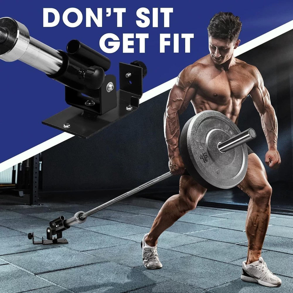 Adjustable T-Bar Row Attachment with Landmine Handle - Compact Home Gym Solution