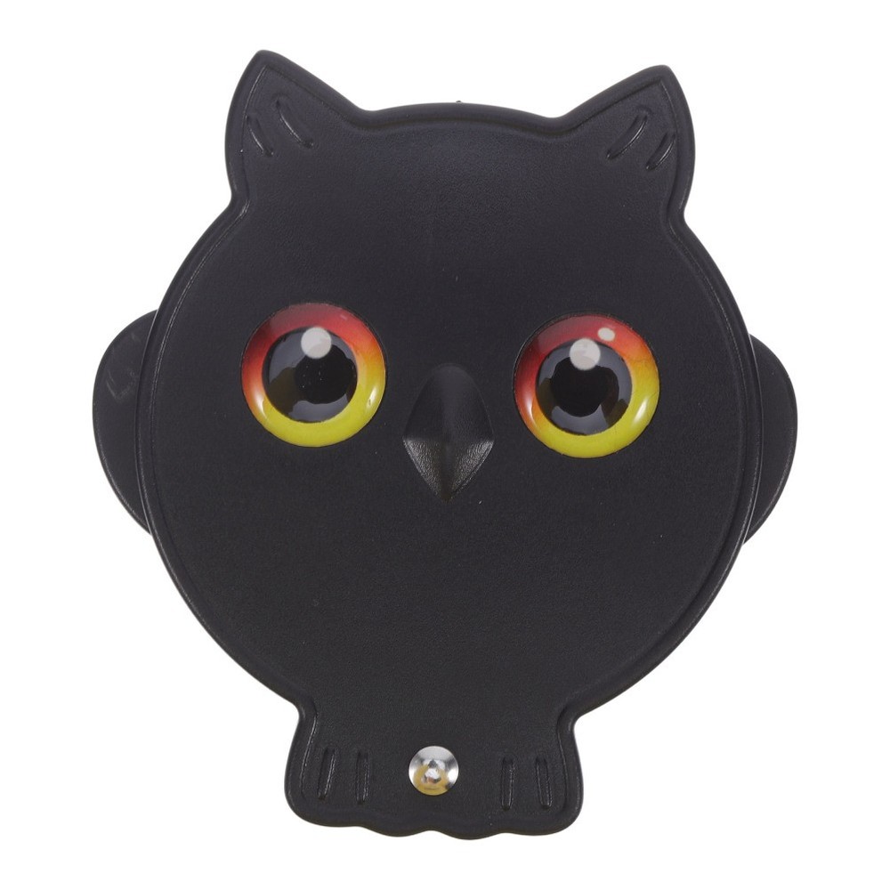 Owl Pocket Loupe Rotating Folding Magnifier Compact Travel Reader Tool