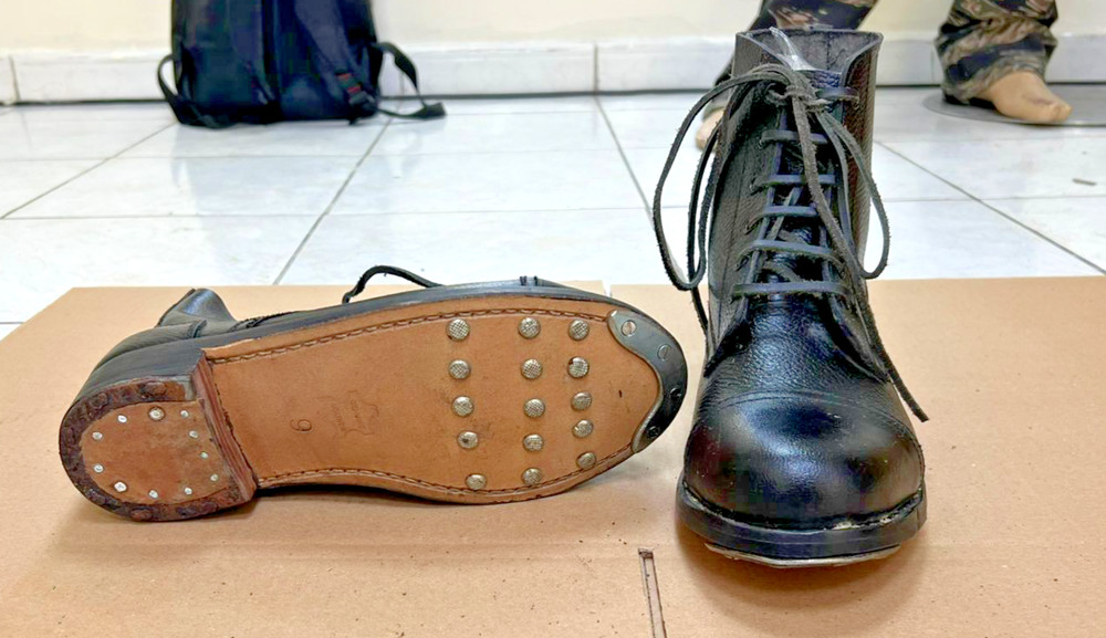 British Army WWII Style Ammo Boots Black Size 13