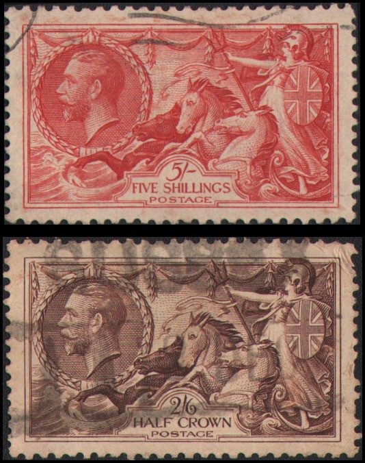 Great Britain #222-223 Used