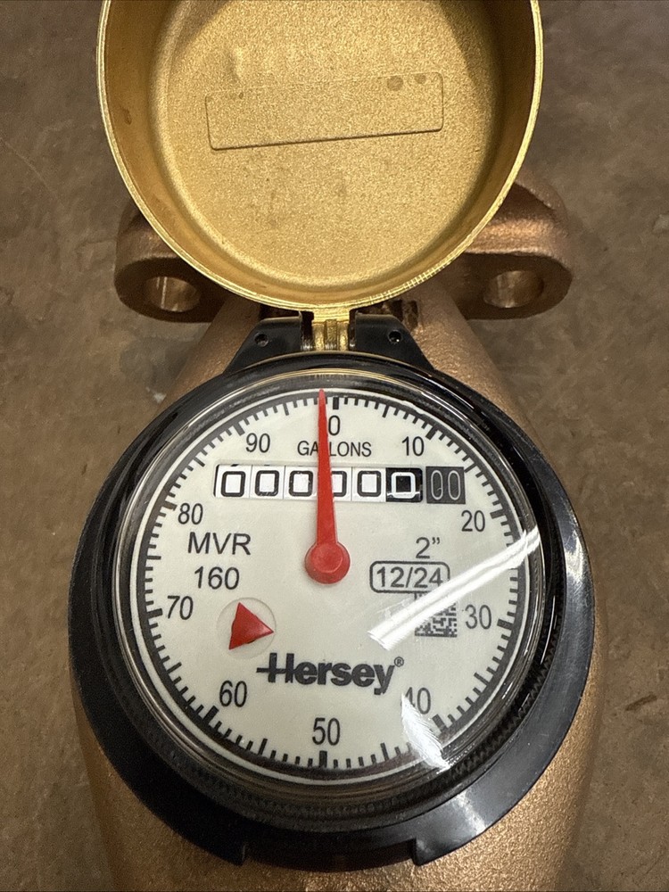 2” Hersey Water Meter MVR 160 Direct Read Gallon