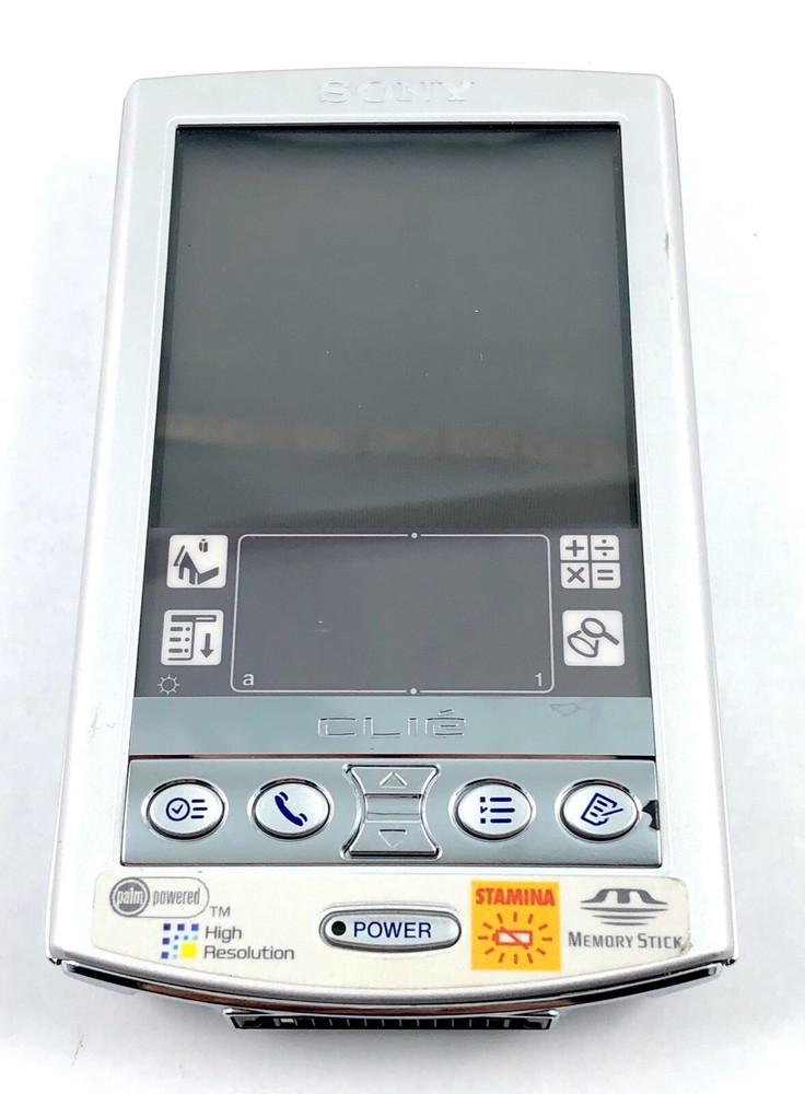 Sony CLIÉ Handheld PEG-N610C Palm Organizer PDA, Power Adapter, USB Cradle Dock