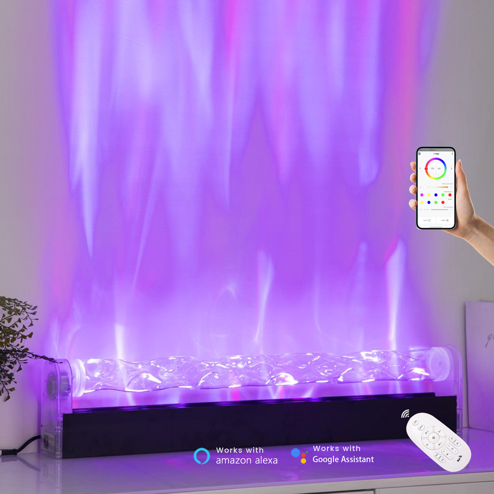 RGBW LED Ocean Wave Light Projector,Multi Dynamic Effect Wash Wall Light Ambient
